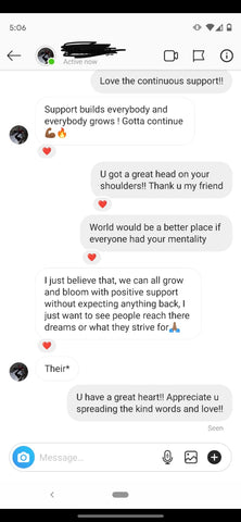 Instagram DM Conversation with Customer