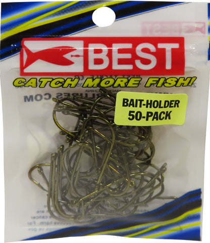 BEST 50 Count Gold Aberdeen Hook Packs – Stopper Lures