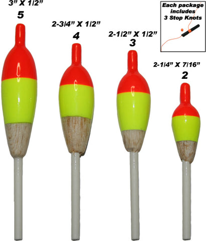 Carlisle Slip Floats - 6 & 12 Packs – Stopper Lures