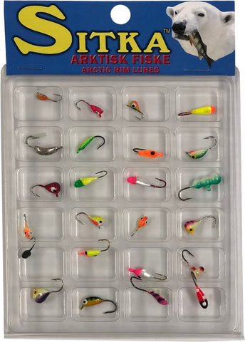 Moon Glow 24 Pc Assorted Ice Jig Kit – Stopper Lures