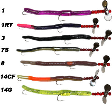 Worm Rival, Rigged Worm - 6 Pack – Stopper Lures