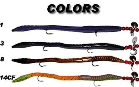 Worm Rival, Rigged Worm - 6 Pack – Stopper Lures