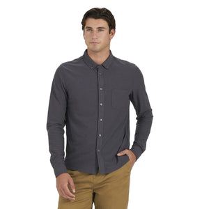 Long-Sleeve Ace Button-Down, Ink