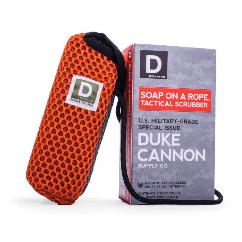 Duke Cannon Supply Co. Tactical Scrubber, Soap On a Rope