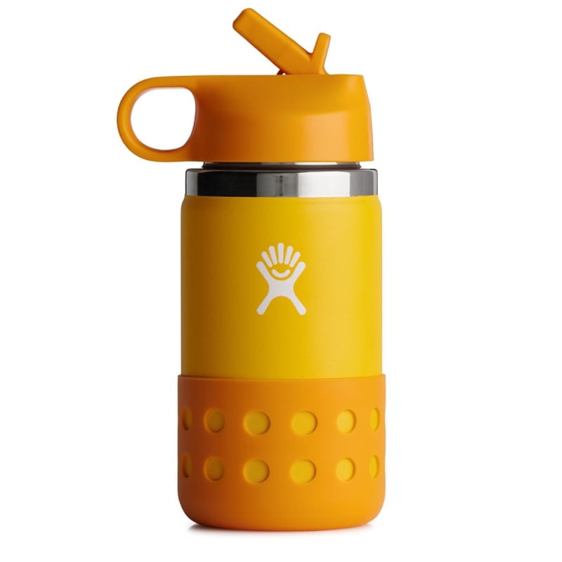 Hydro Flask 12 oz Kids Wide Mouth Straw Lid Bottle Firefly