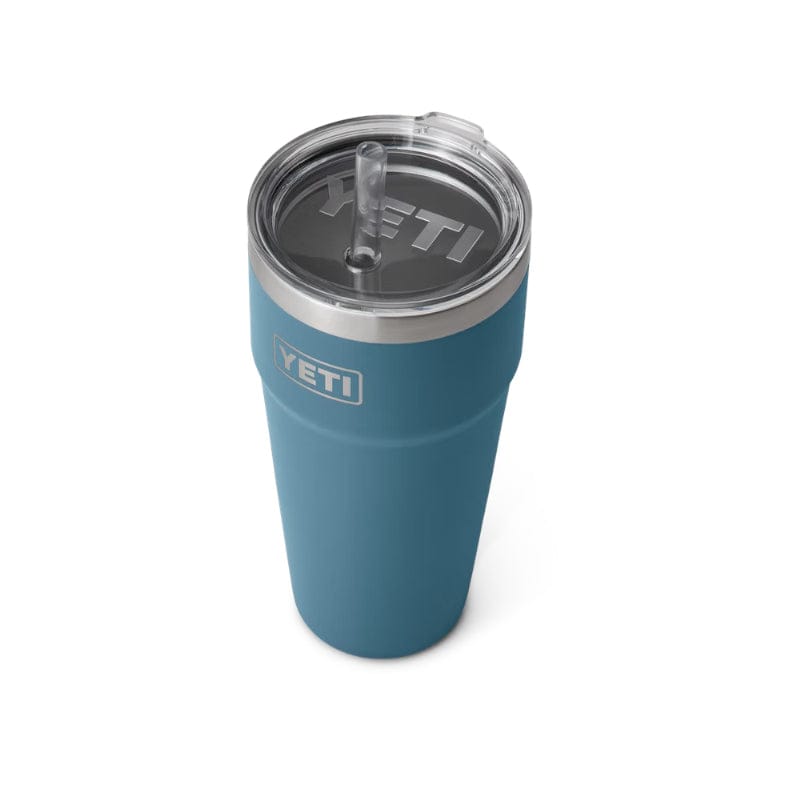 Yeti Rambler 26oz Stackable Cup with Straw Lid - Nordic Blue