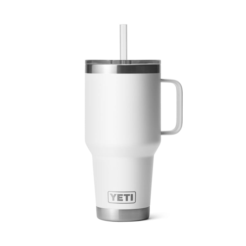 YETI Rambler 35 oz Straw Mug, Vacuum Insulated, Stainless Steel, Black