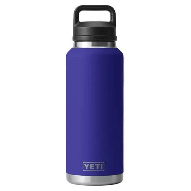 Yeti Coolers Rambler Water Bottle with Chug Cap - Navy - 18 oz