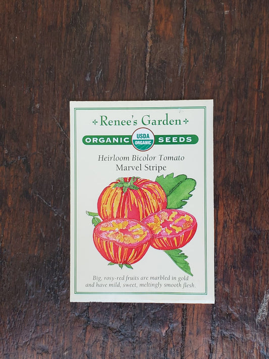 Red Brandywine tomato - SEEDS Le potager ornemental de Catherine