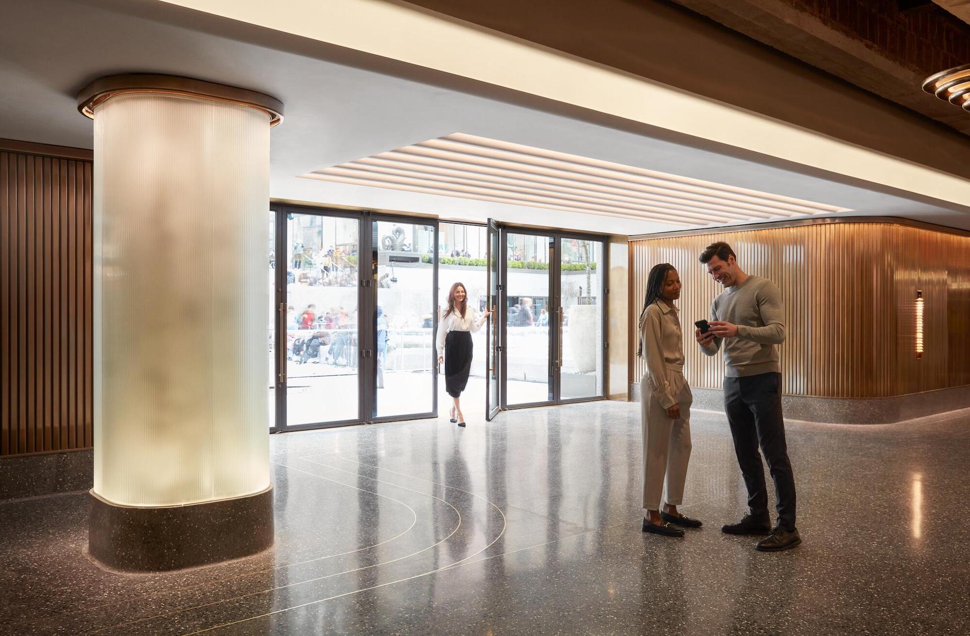 Rockefeller Center Rink Level; Photo by Stephen Kent Johnson, Courtesy of INC Architecture & Design
