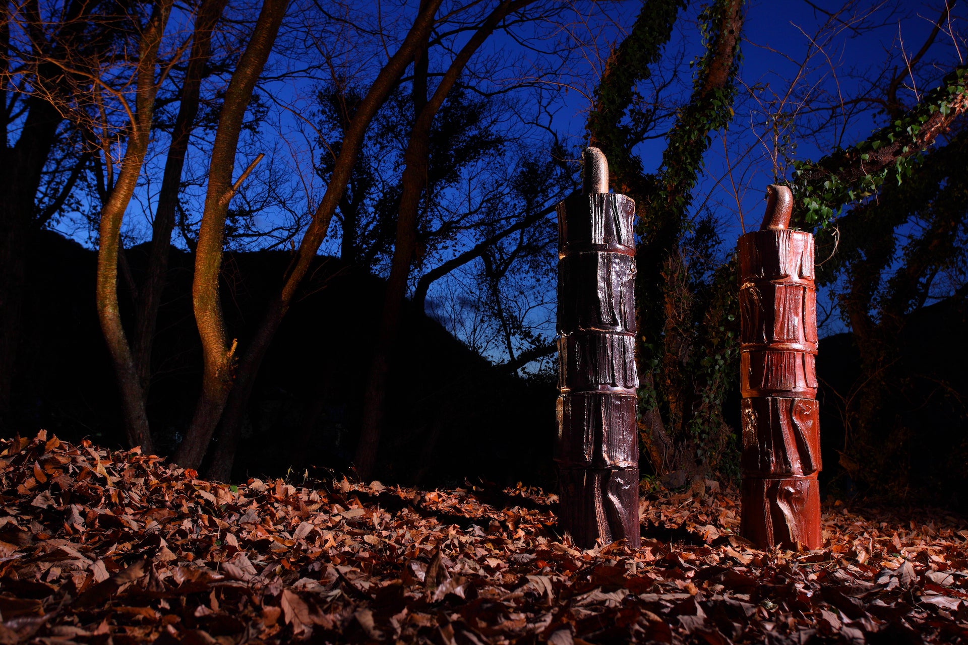 Totem Poles by Isezaki Jun (2012). Photo courtesy of the artist