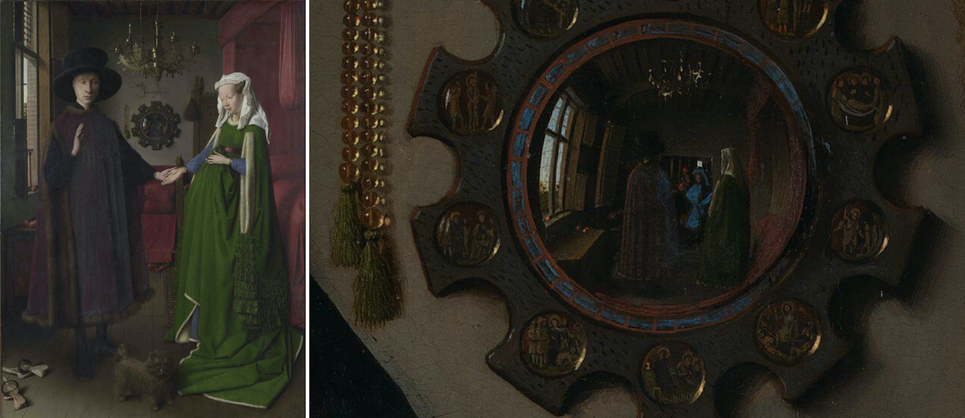 The Arnolfini Portrait by Jan van Eyck, 1434. Photo © The National Gallery, London