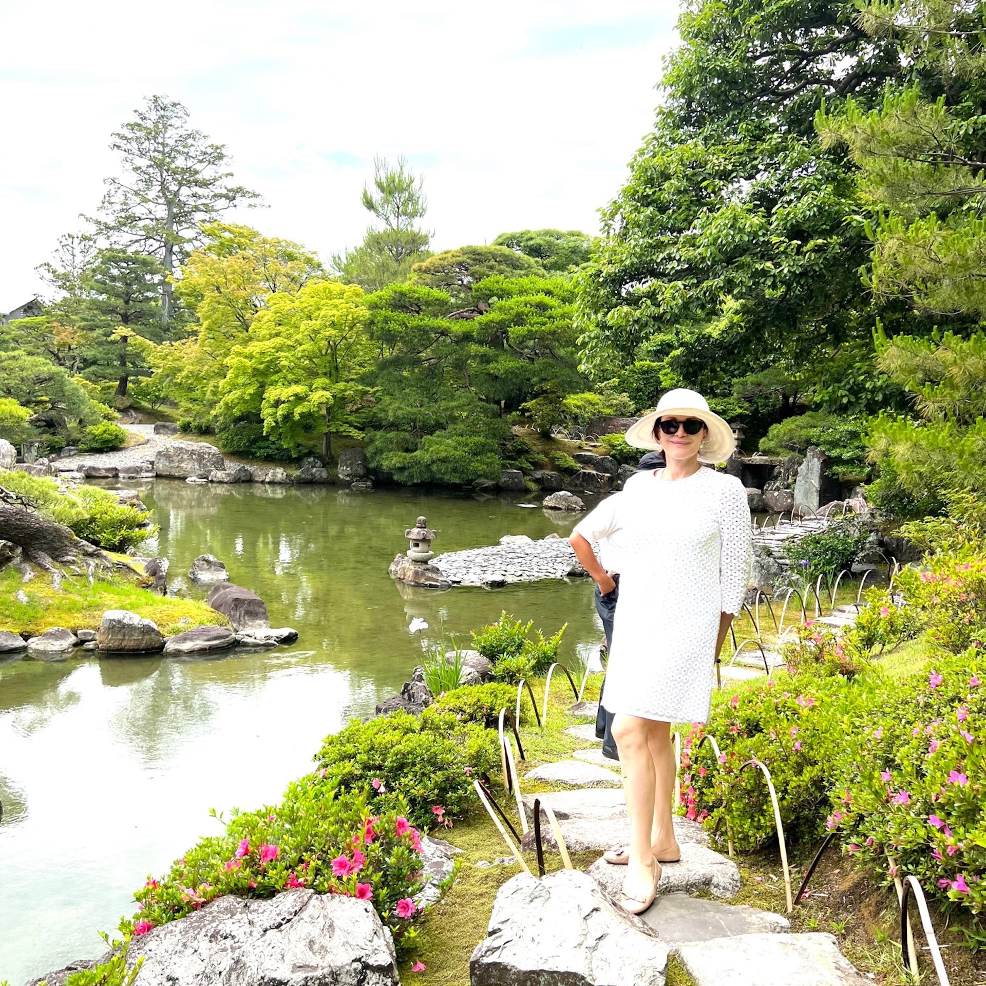 Daniella Ohad at the Katsura Imperial Villa in Kyoto (Summer 2023). Photo © Michal Alpert.