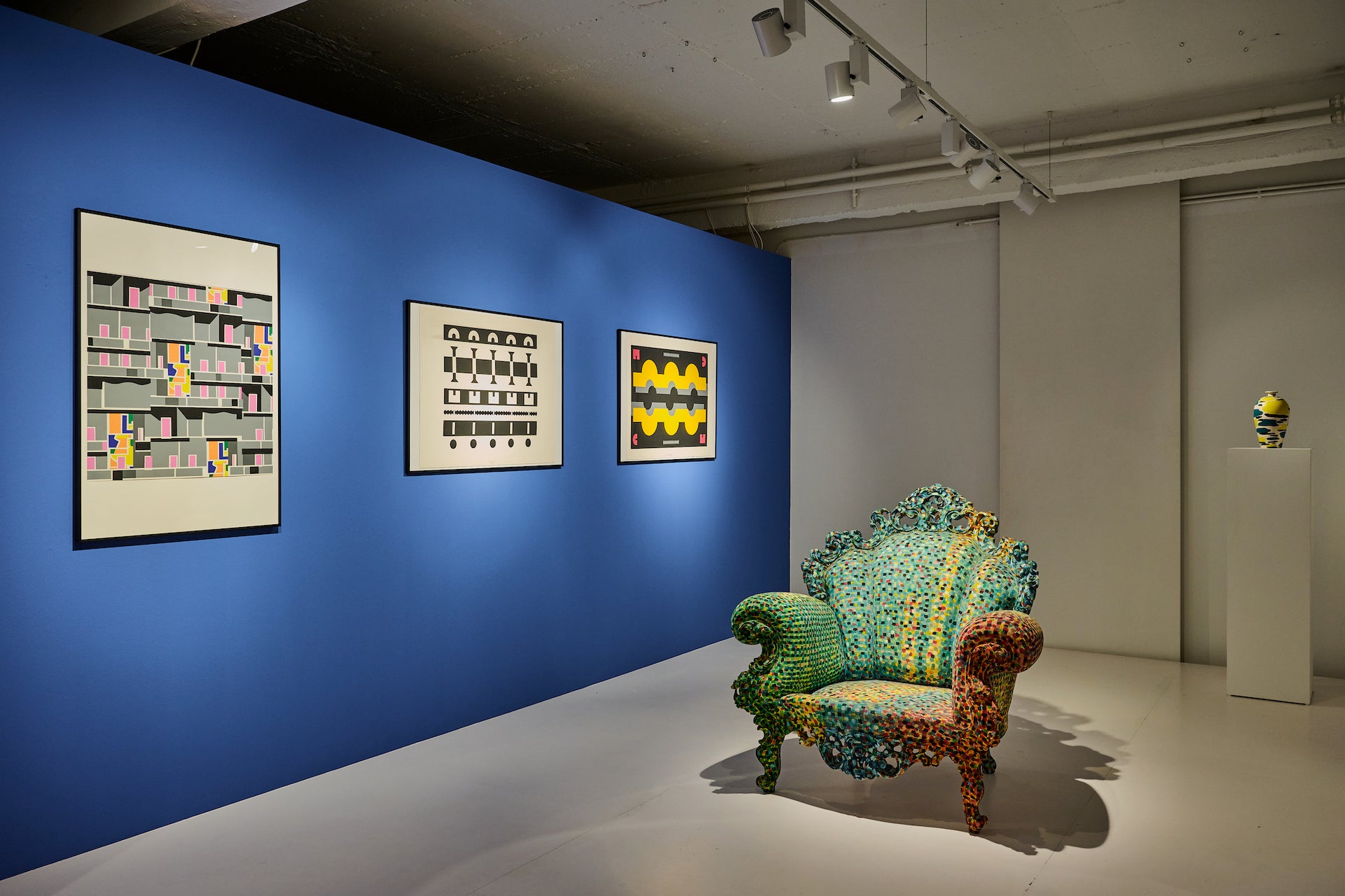 Installation view of From Drawing to Design; Courtesy of ammann // gallery