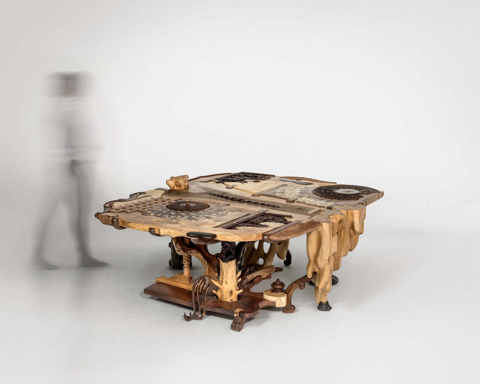 Kostas Lambridis: Fused Before Charred table. Photo courtesy of Carpenters Workshop Gallery