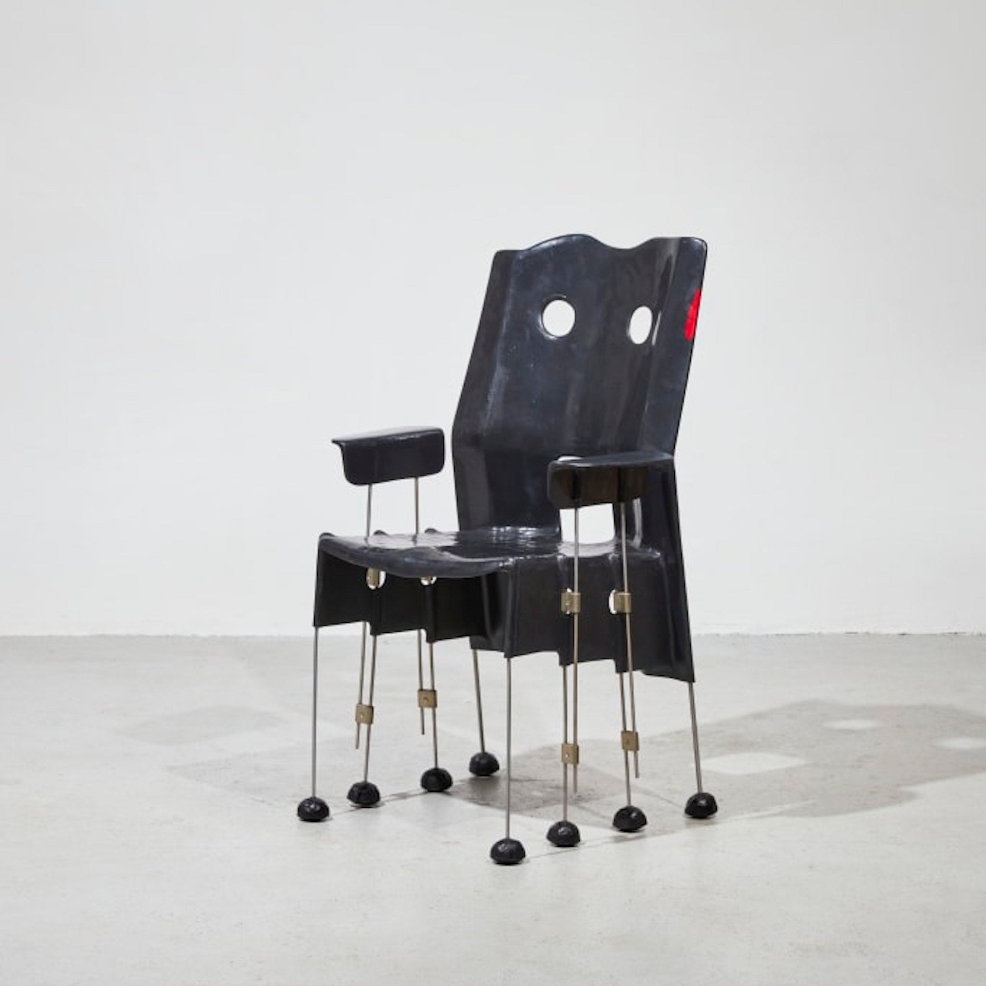 Gaetano Pesce's Green Street Chair (1984), presented by Ketabi Bourdet at Design Miami/ Basel 2023. Photo © Ketabi Bourdet