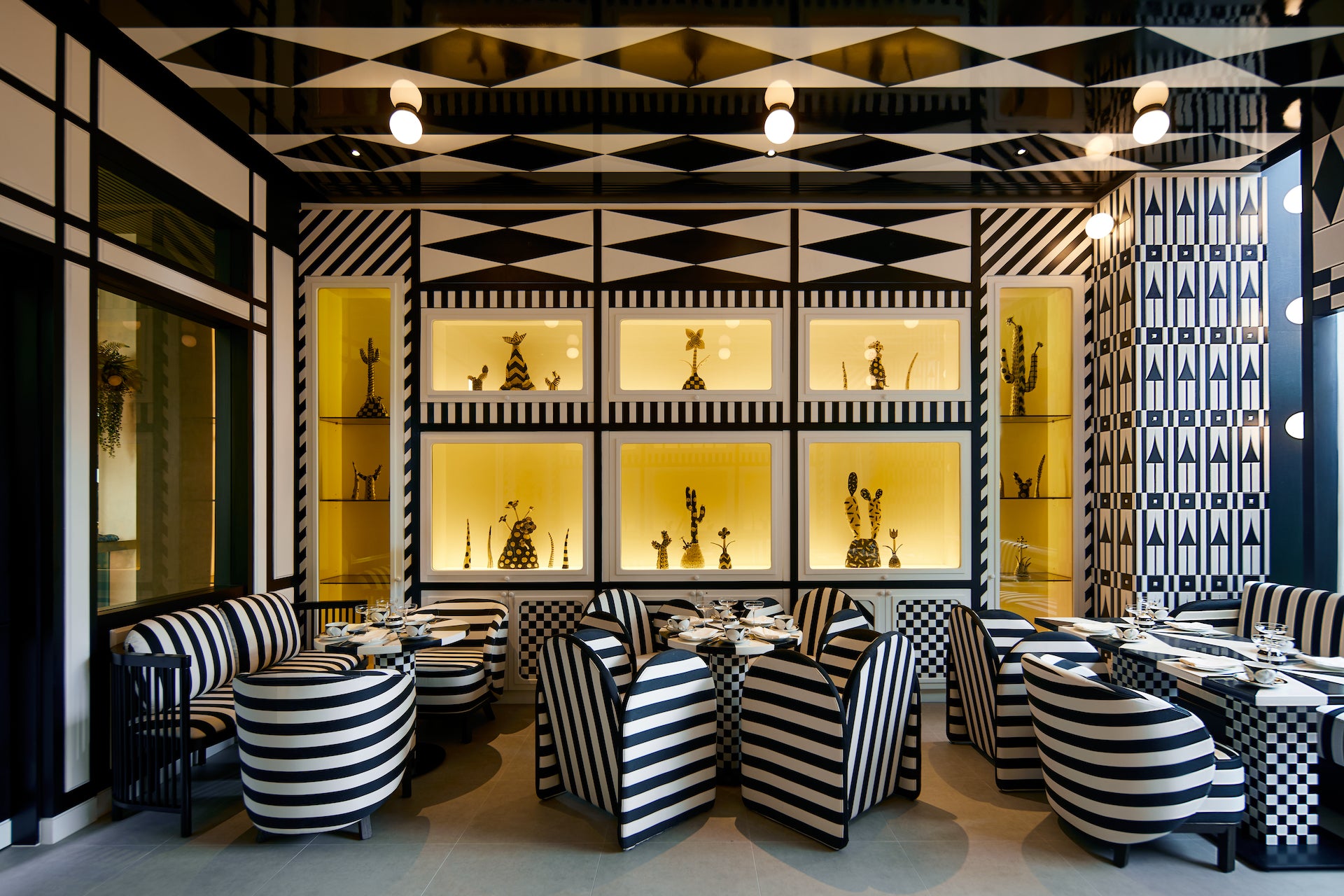 Tease tearoom at The Standard Bangkok designed by Jaime Hayon, 2022. Photo © Standard Hotels; courtesy of Hayon Studio