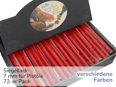 Siegellack für Pistole 7 mm 72-er Pack