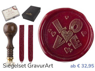 Siegelset gravurArt