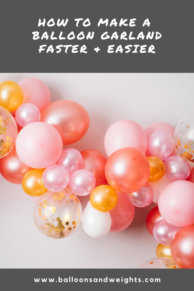 How to Make the Easiest Balloon Garland Ever! - Easy Balloon Garland DIY  Tutorial 