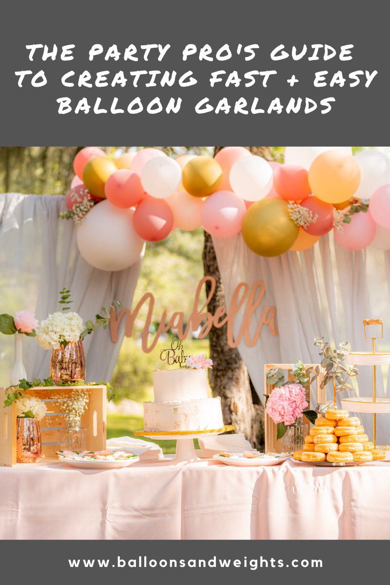Balloon Garland Tips from Party Pros - Make DIY Balloon Garlands Faster and Easier