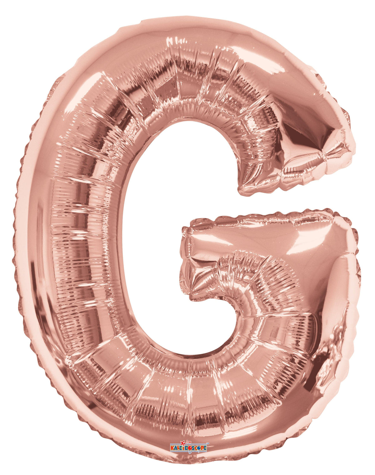 rose gold foil letter balloons