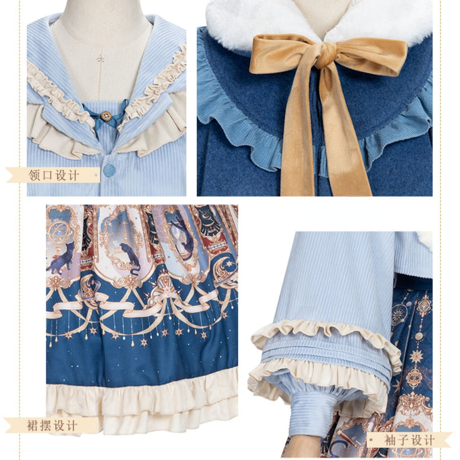 Shota Neutral Prince Lolita Top Two Piece Set - cosfun