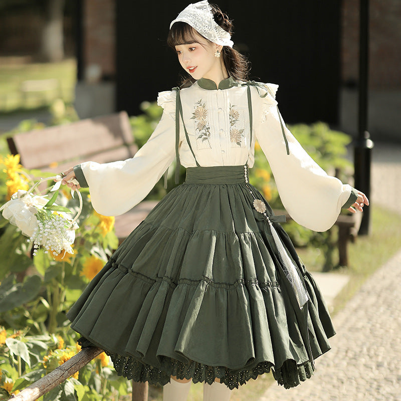 Original Autumn and Winter Chinese Style Lolita Dress Suit - cosfun