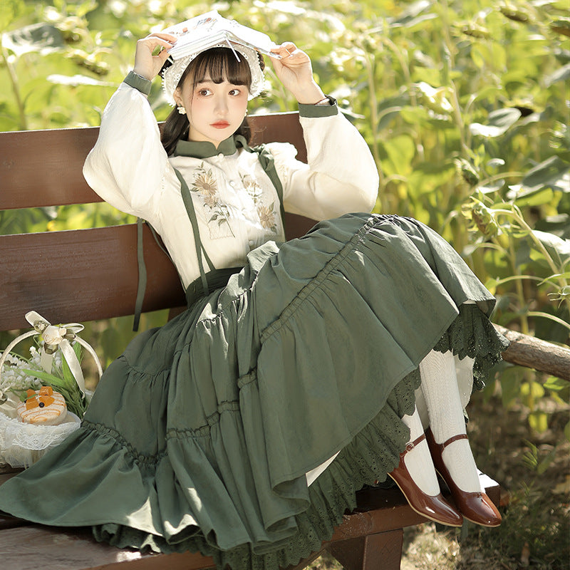 Original Autumn and Winter Chinese Style Lolita Dress Suit - cosfun