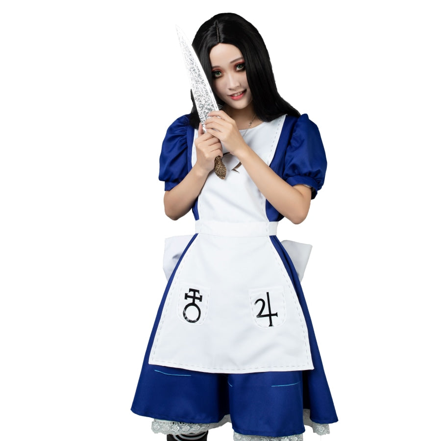 Ready to Ship Alice: Madness Returns Classic Dress For Cosplay - cosfun