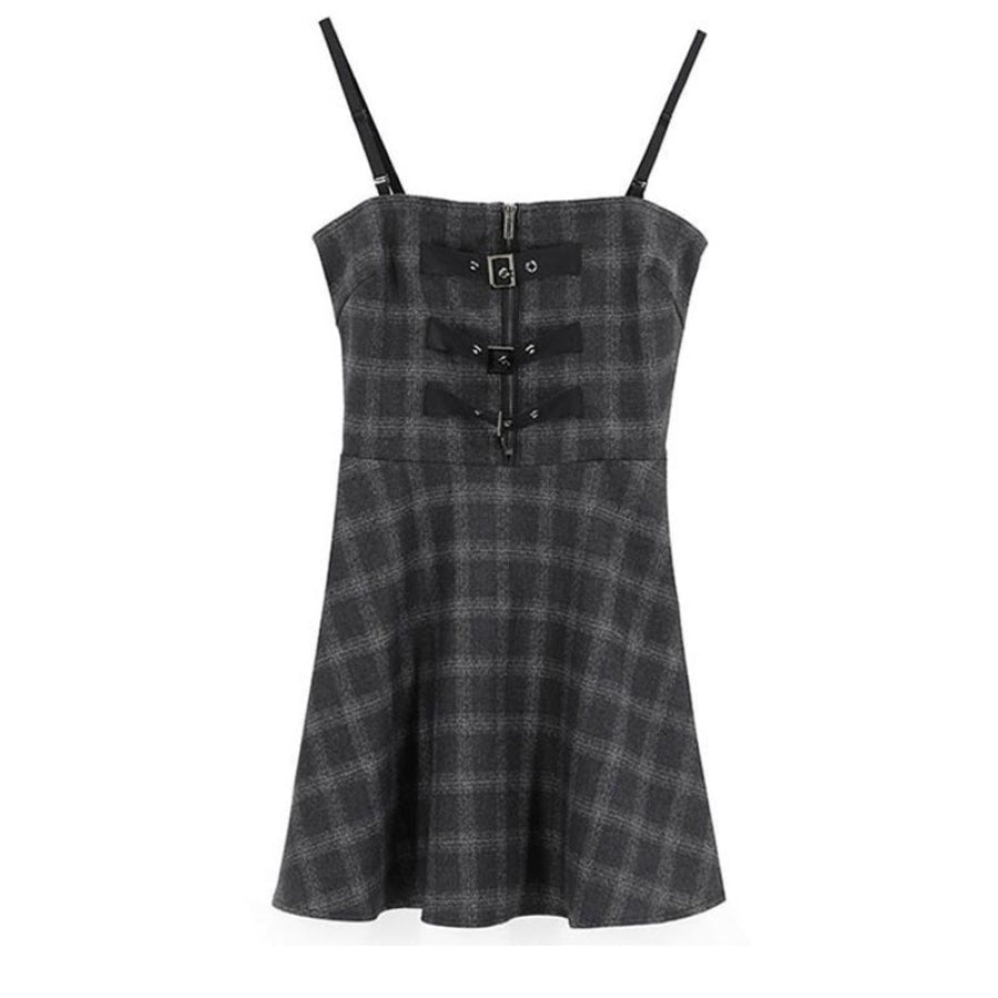 Plaid Dress (XS) – Black Cat Ko.