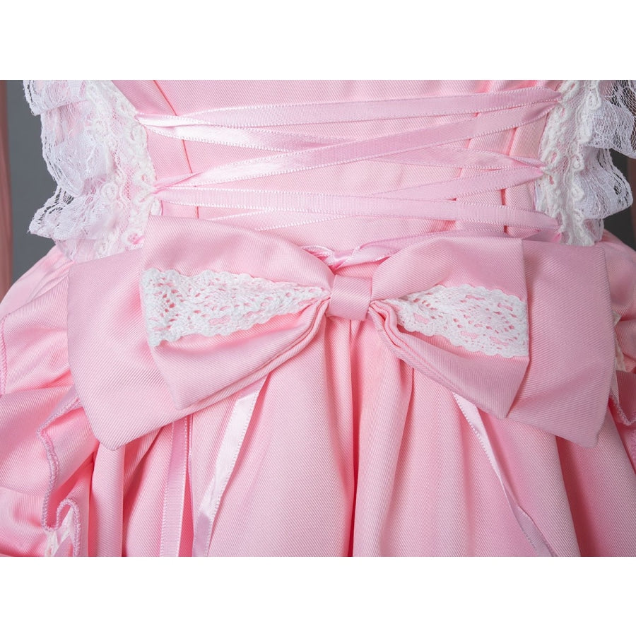 Cross Bow Ruffle Sweet Lolita Dress – ubekeen