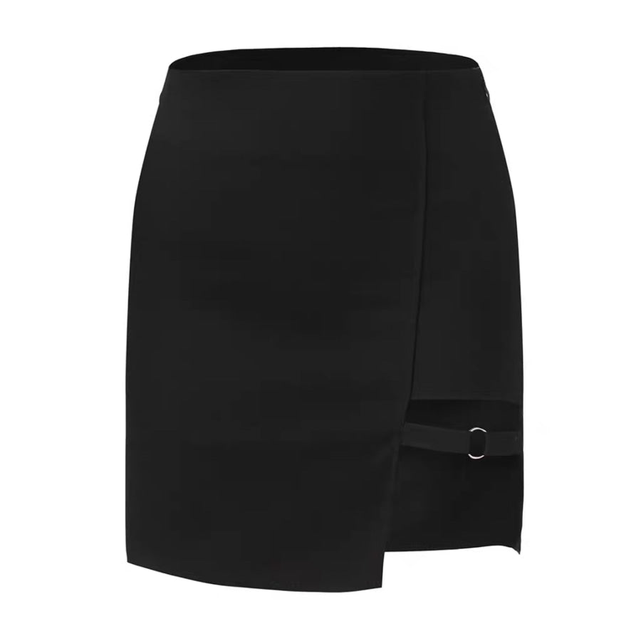 Dominate Asymmetric Goth Skirt J20042 - cosfun