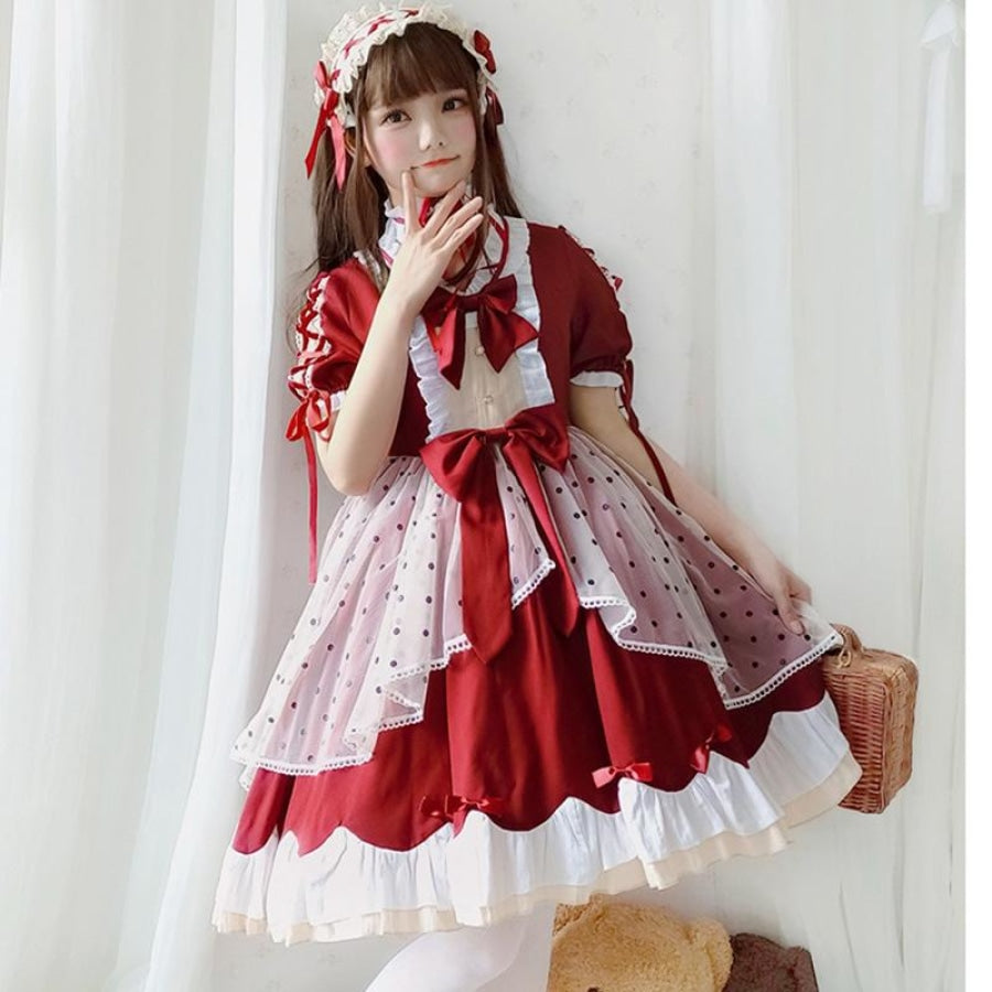 Lolita Princess Lolita Dress Full Suit Cosplay Maid for Children