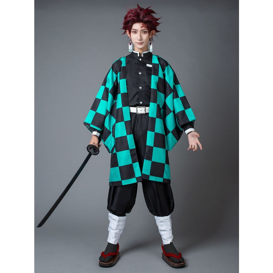 Demon Slayer Tanjiro Kamado Cosplay Costume - Cosrea Cosplay