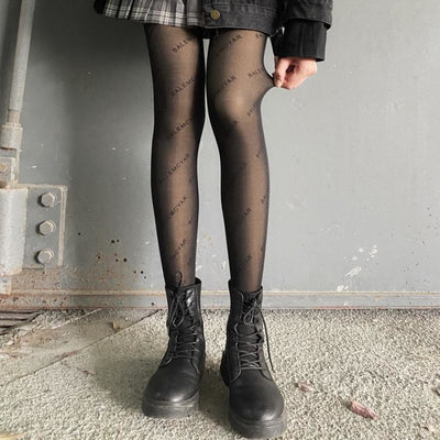 Plaid y2k goth tights – Cutiekill