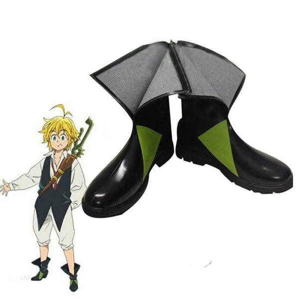 cosfun The Seven Deadly Sins Meliodas Cosplay Shoes