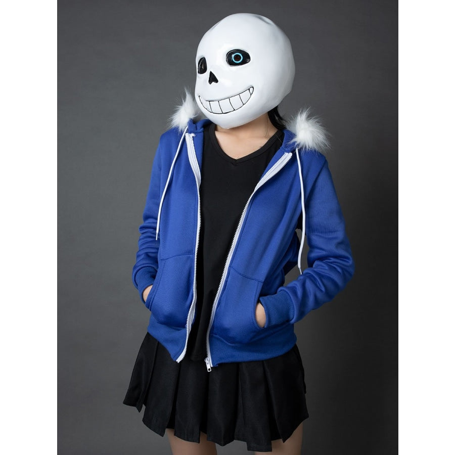 cosfun Undertale Sans Cosplay costume Sans Jacket Halloween Hoodies