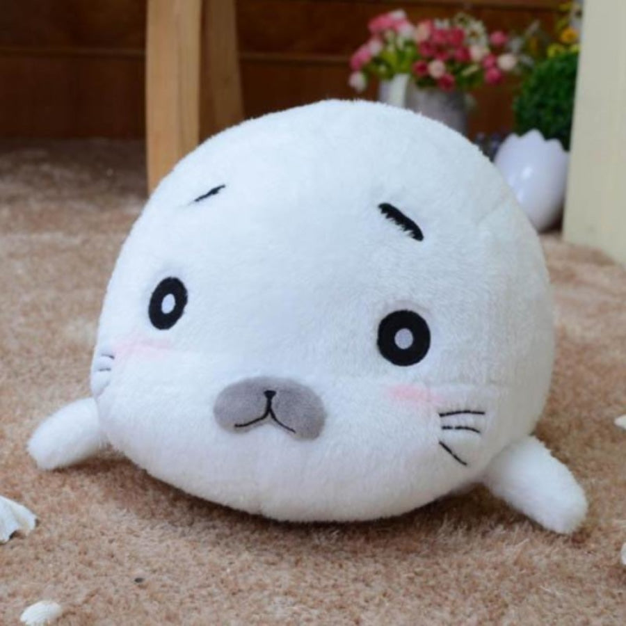 Young Ashibe:  Go! Goma-Chan Seal Pup Stuffed Toy Plush Doll Baby Seals