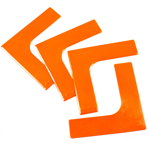 Sports Markers 'Throw Down Line Corners' | Orange | Set of 4 – Zsig