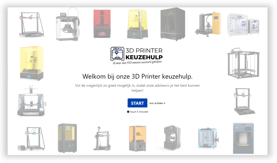 3D printer Keuzehulp voorkomt een miskoop en hoge 3D printer kosten