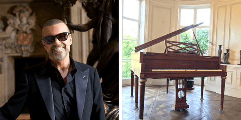 George Michael grand piano sells for £200,000