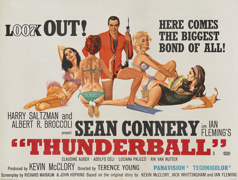James Bond Thunderball movie poster auction at Lyon & Turnbull