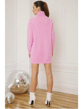 Load image into Gallery viewer, Candy Pink Sweater Dress
