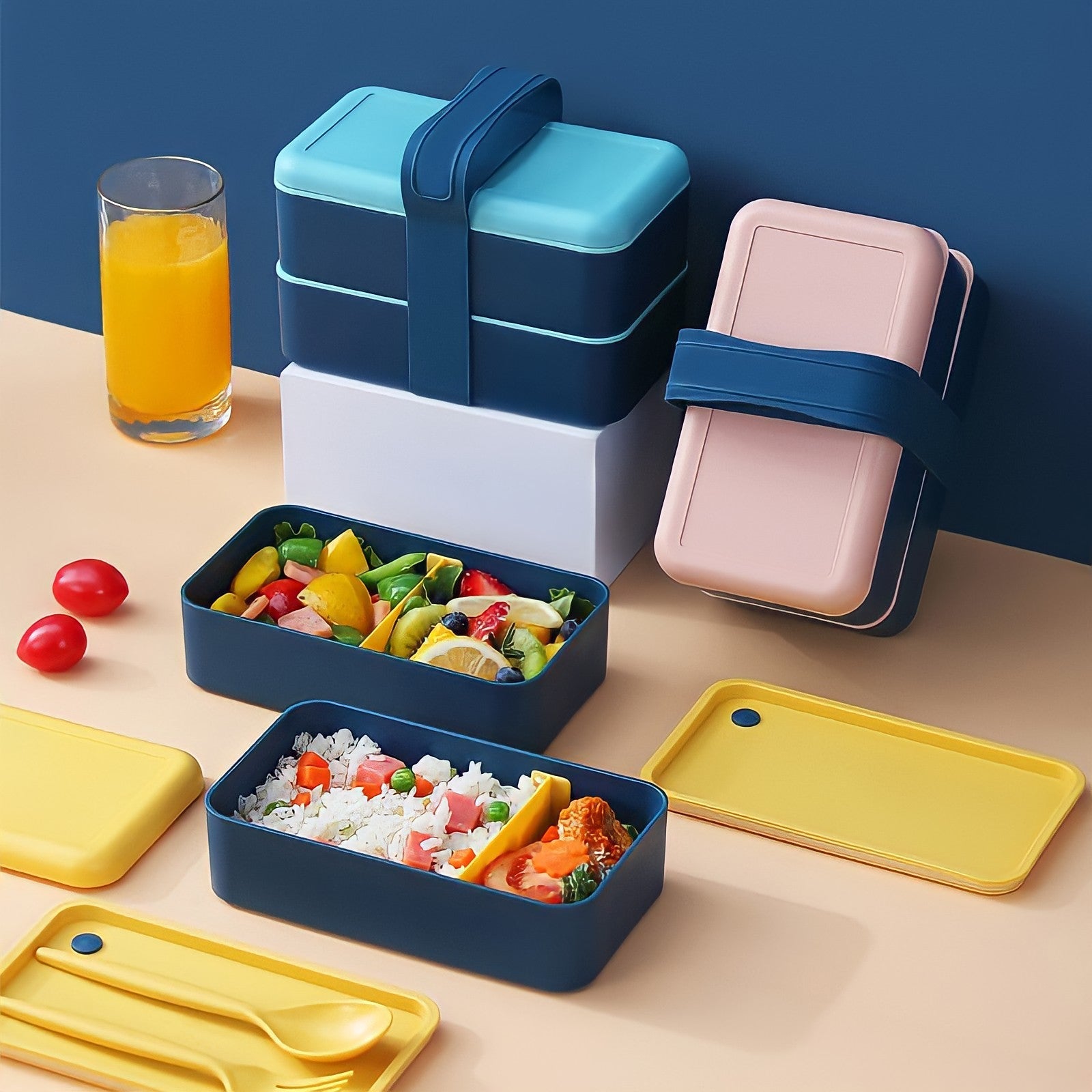 S/S Lunch Box (square)/Green 1X36