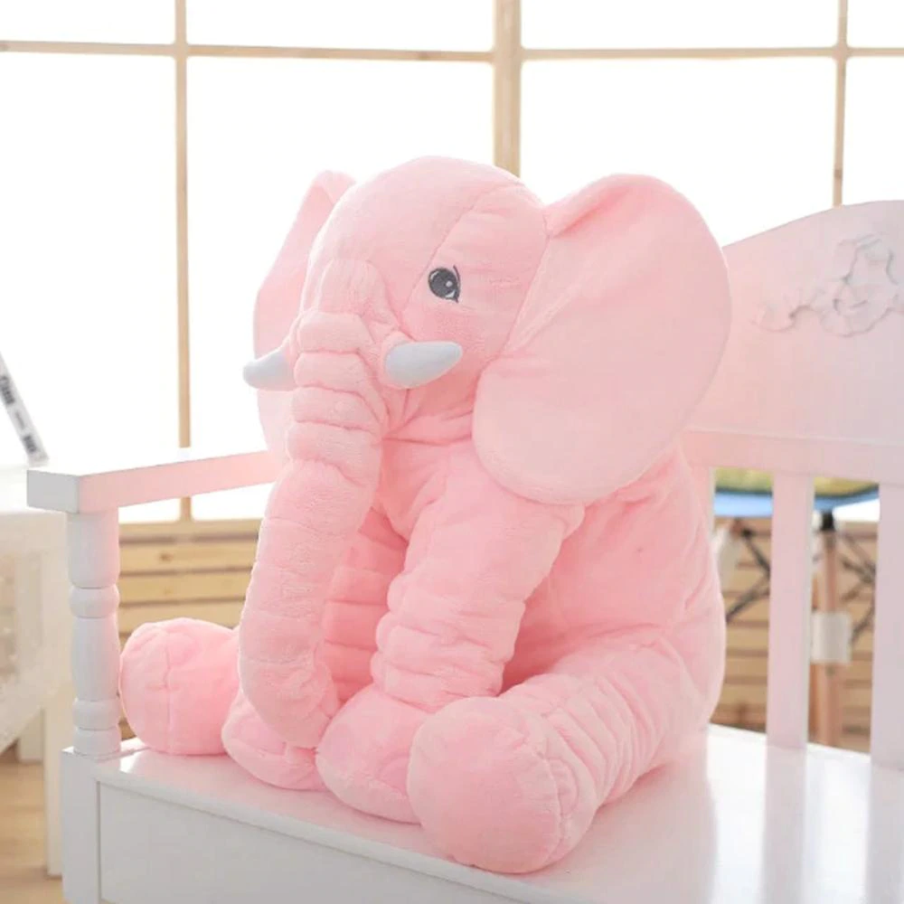 giant pink elephant stuffed animal