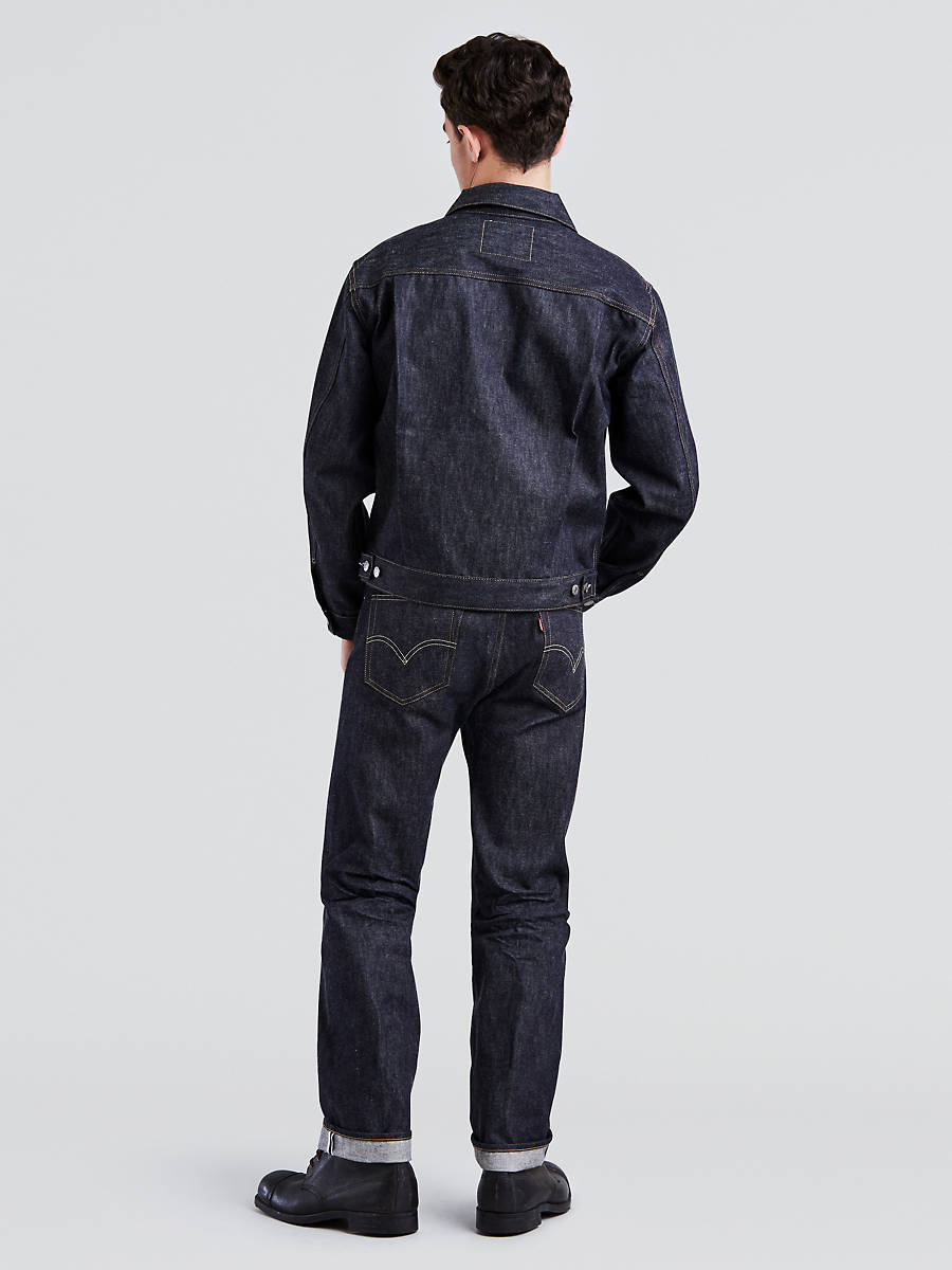 levis vintage clothing 1955 501 original fit jeans rigid blu 501550055 –  