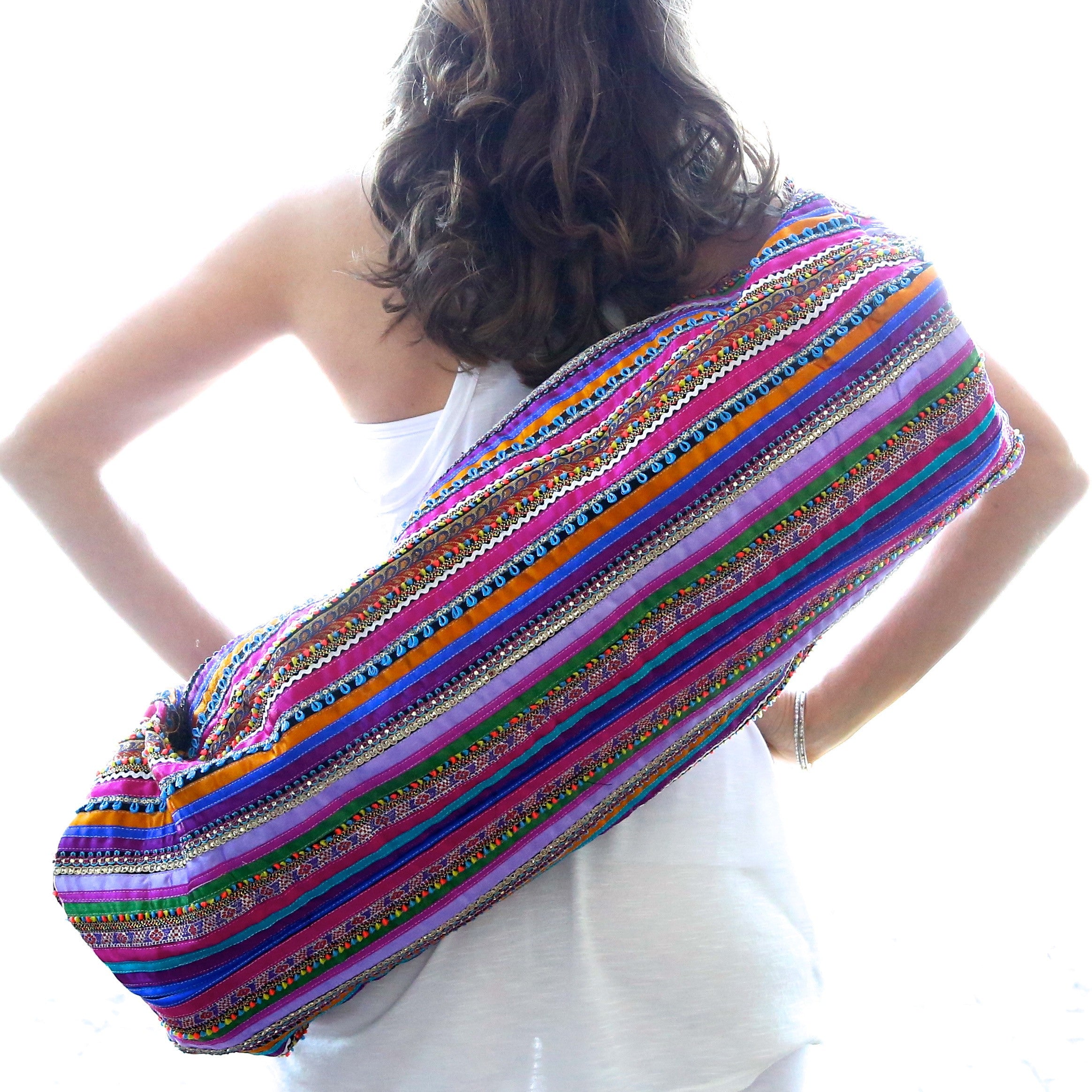 Millenti Yoga Mat Bag Handsfree - Stylish Reversible Sling Bag