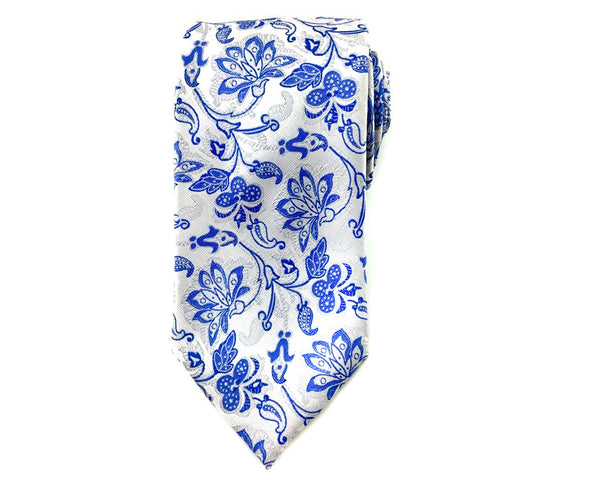 Baby Blue Paisley Necktie | Men Blue Paisley Ties | Aristo TIES ...