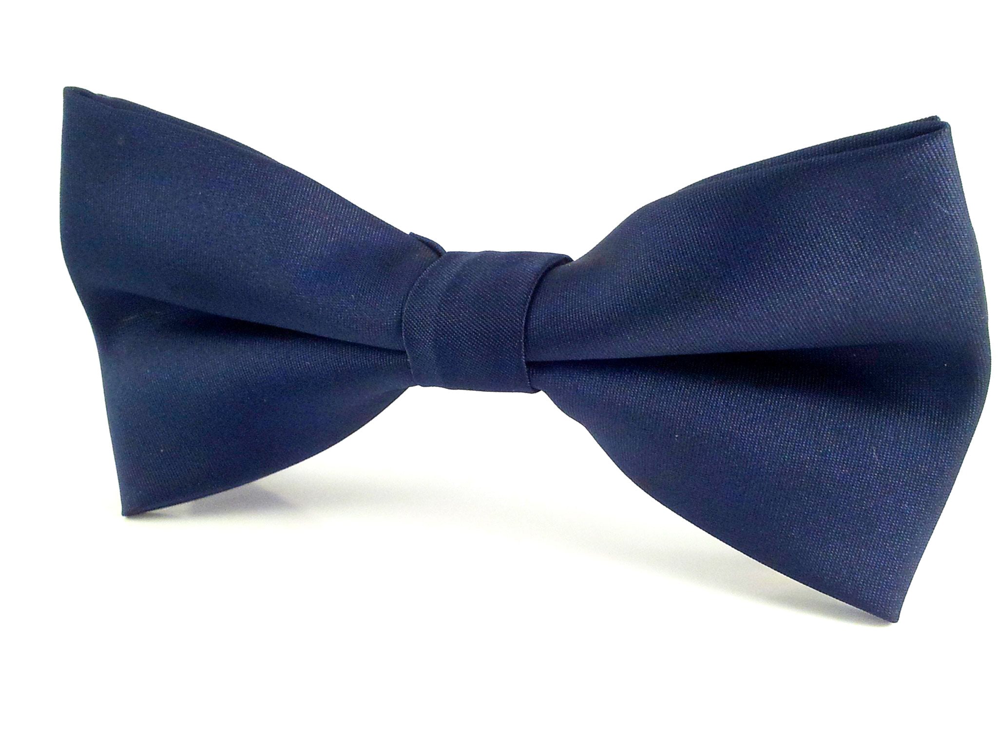 navy blue bow hair tie